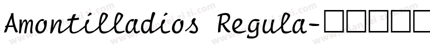 Amontilladios Regula字体转换